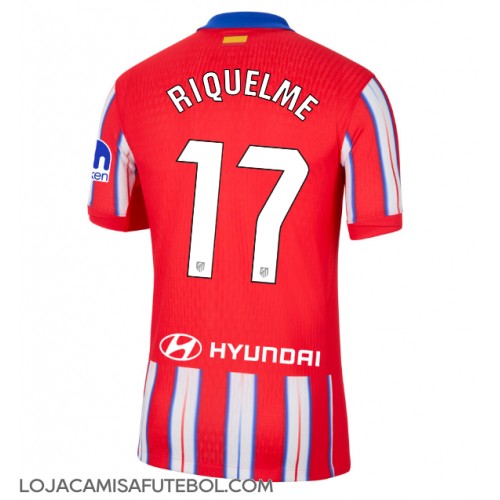 Camisa de Futebol Atletico Madrid Rodrigo Riquelme #17 Equipamento Principal 2024-25 Manga Curta